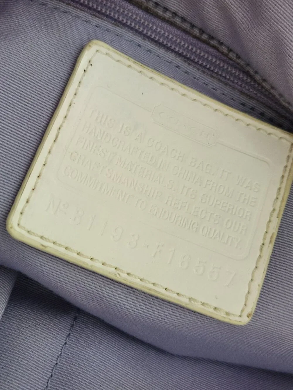Coach Kyra Signature Khaki Shoulder Bag Purse